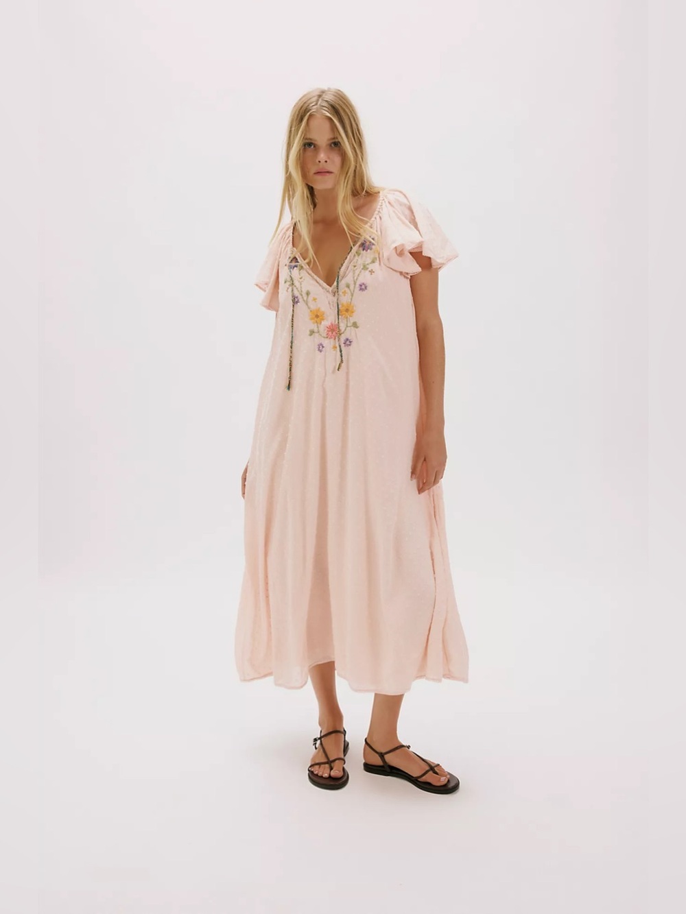 Free People Savannah Rose Midi Dress - Picture 9 of 9